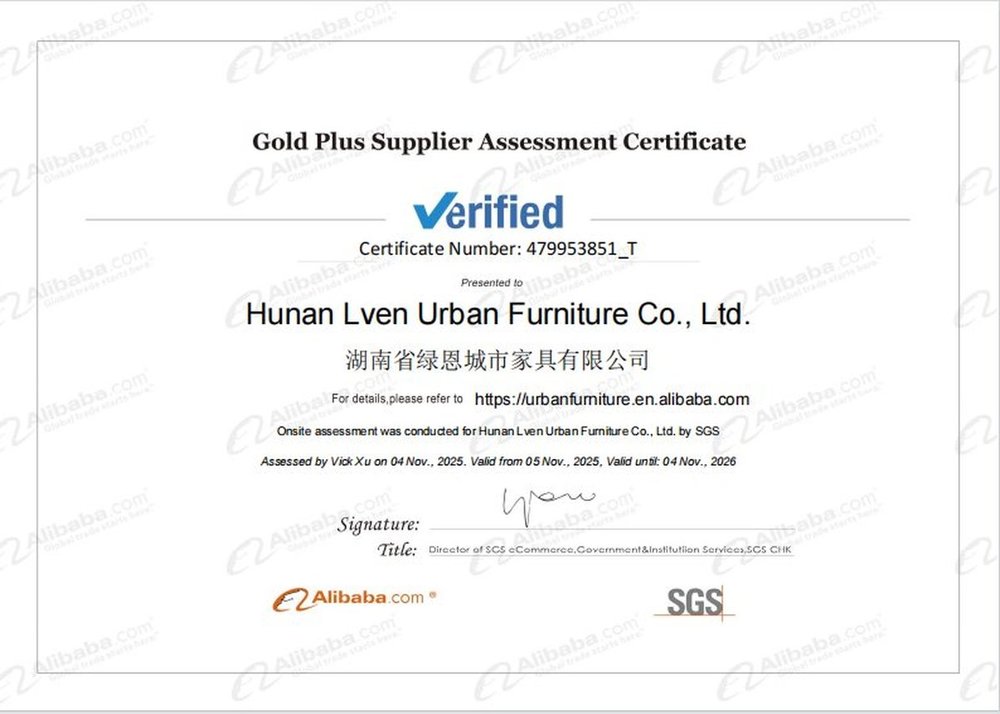 SGS verified supplier certificate